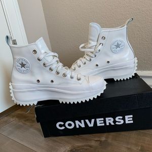 Converse | Shoes | High Top Converse Run Star Hike Platform Iridescent  Leather | Poshmark